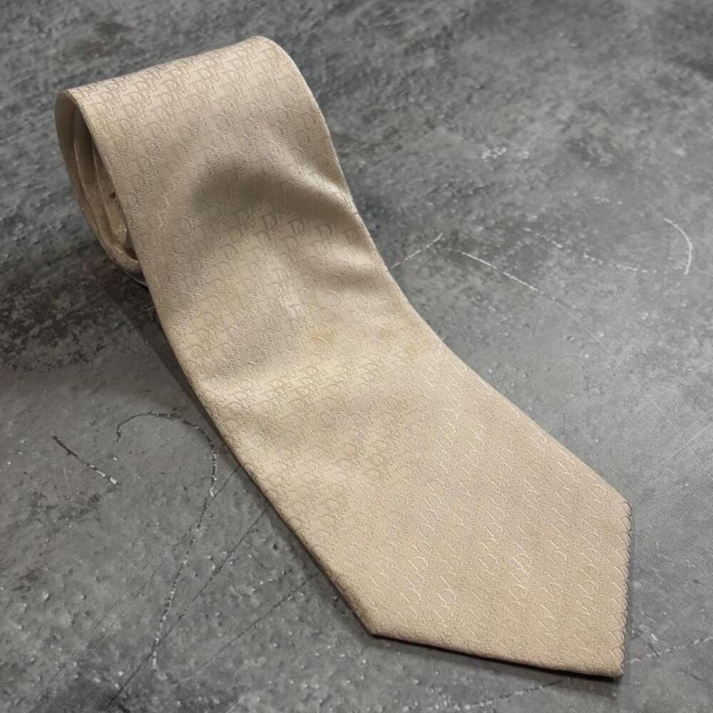 Vintage Christian Dior Trotter White Tie